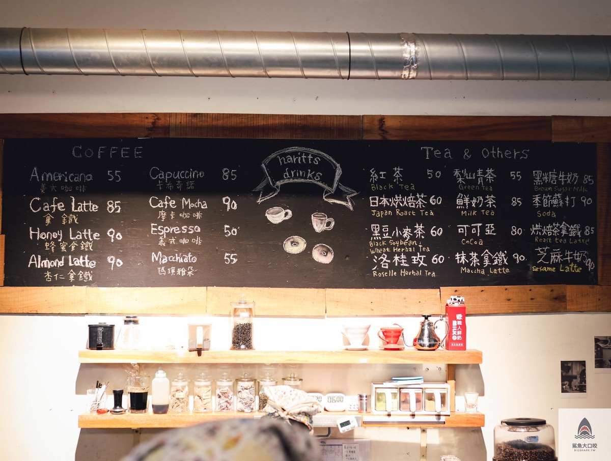 【台中美食】HarittsDounts&#038;Coffee 東京甜甜圈台中店，來自東京涉谷的日式手工甜甜圈，台中西區美食推薦 (菜單) @鯊魚大口咬