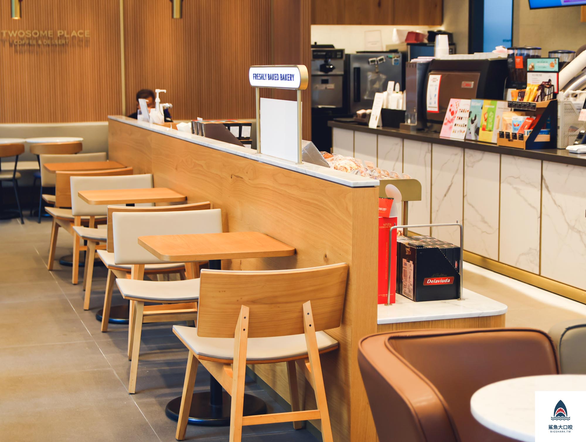【韓國咖啡廳】A TWOSOME PLACE COFFEE &#038; DESSERT連鎖咖啡廳，甜點特別出名，韓國咖啡廳推薦 @鯊魚大口咬
